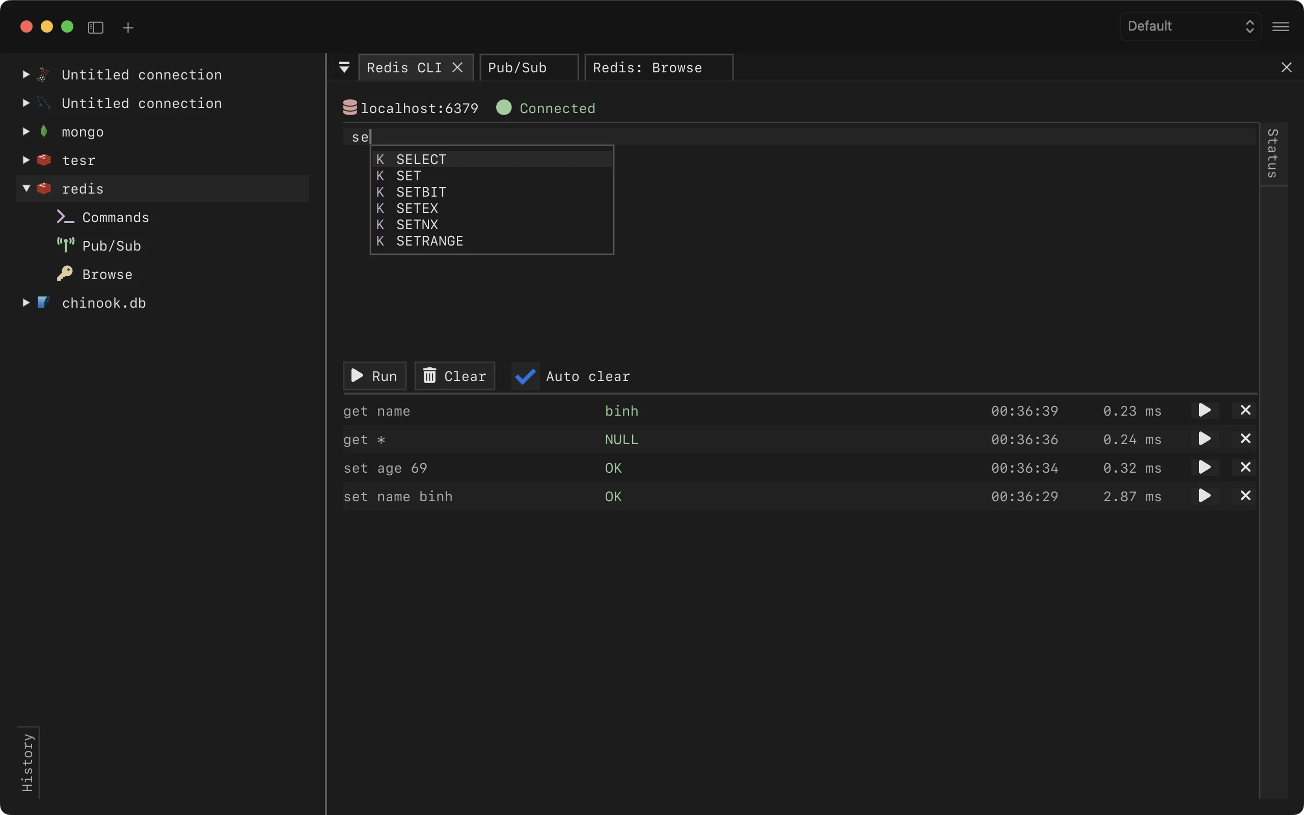 Command Editor
